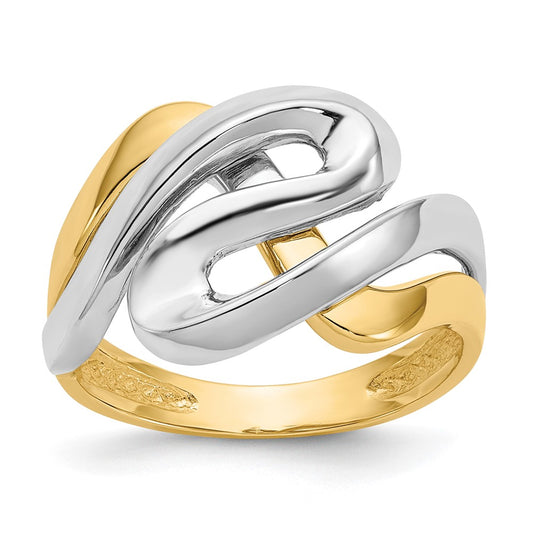 Two-Tone Swirl Ring - WBC