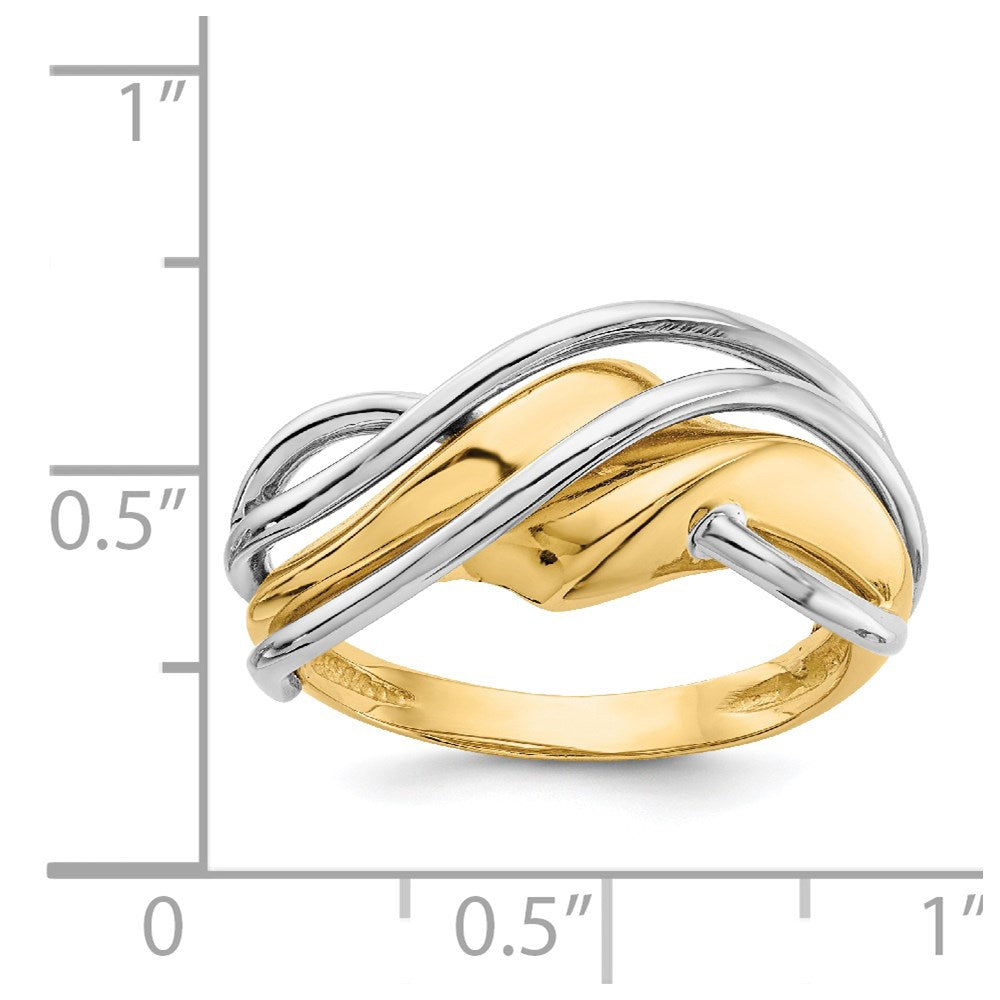 Two-tone Wave Ring - WBC
