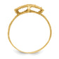Diamond-cut Filigree Ring - WBC
