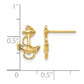 Anchor with Rope Trim Post Earrings - WBC
