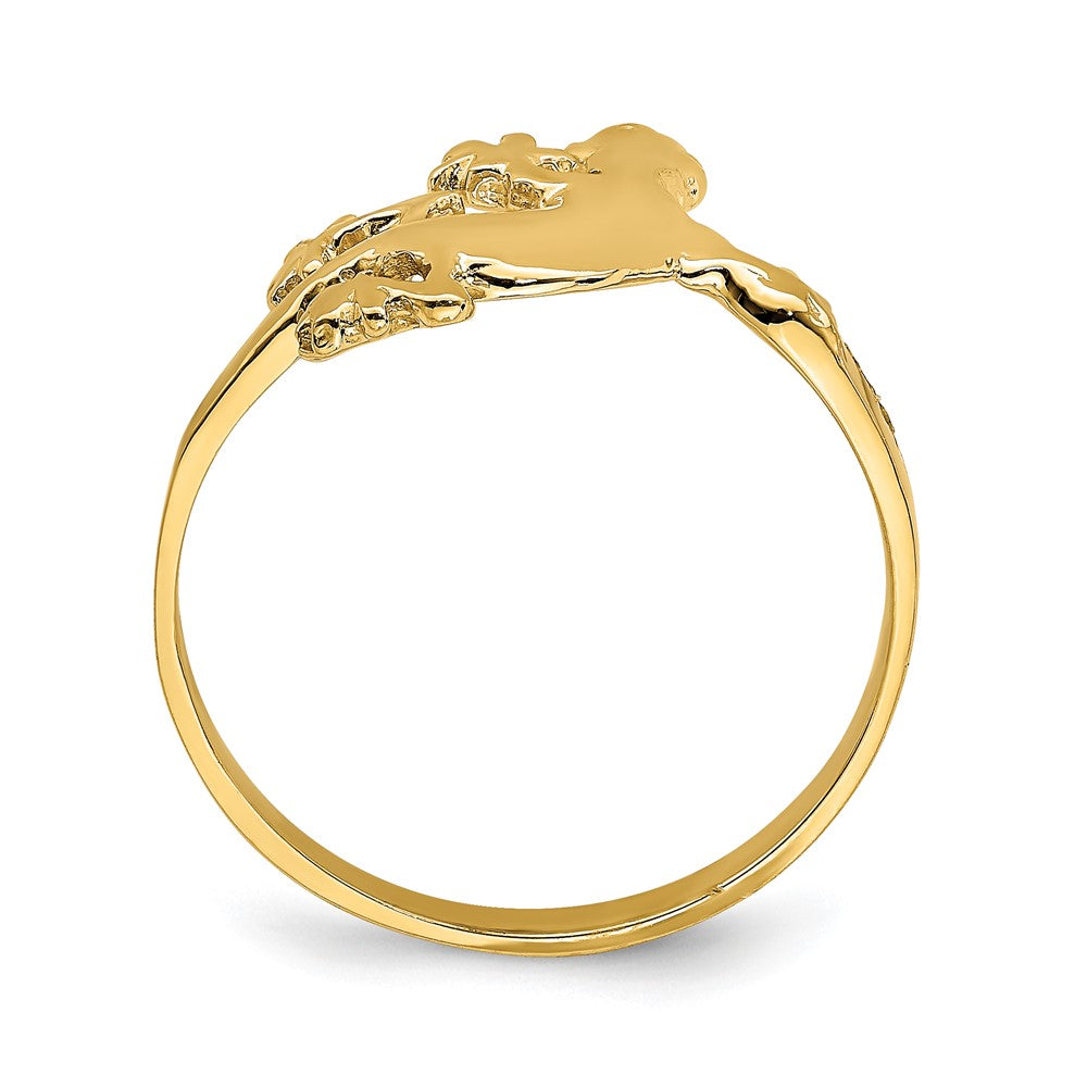 Polished Lizard Ring - WBC