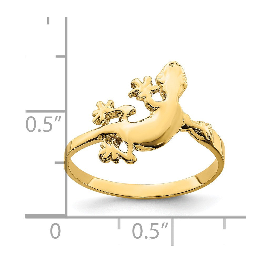 Polished Lizard Ring - WBC