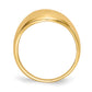 Domed-top Tapered Cigar Band Ring - WBC