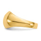 Domed-top Tapered Cigar Band Ring - WBC