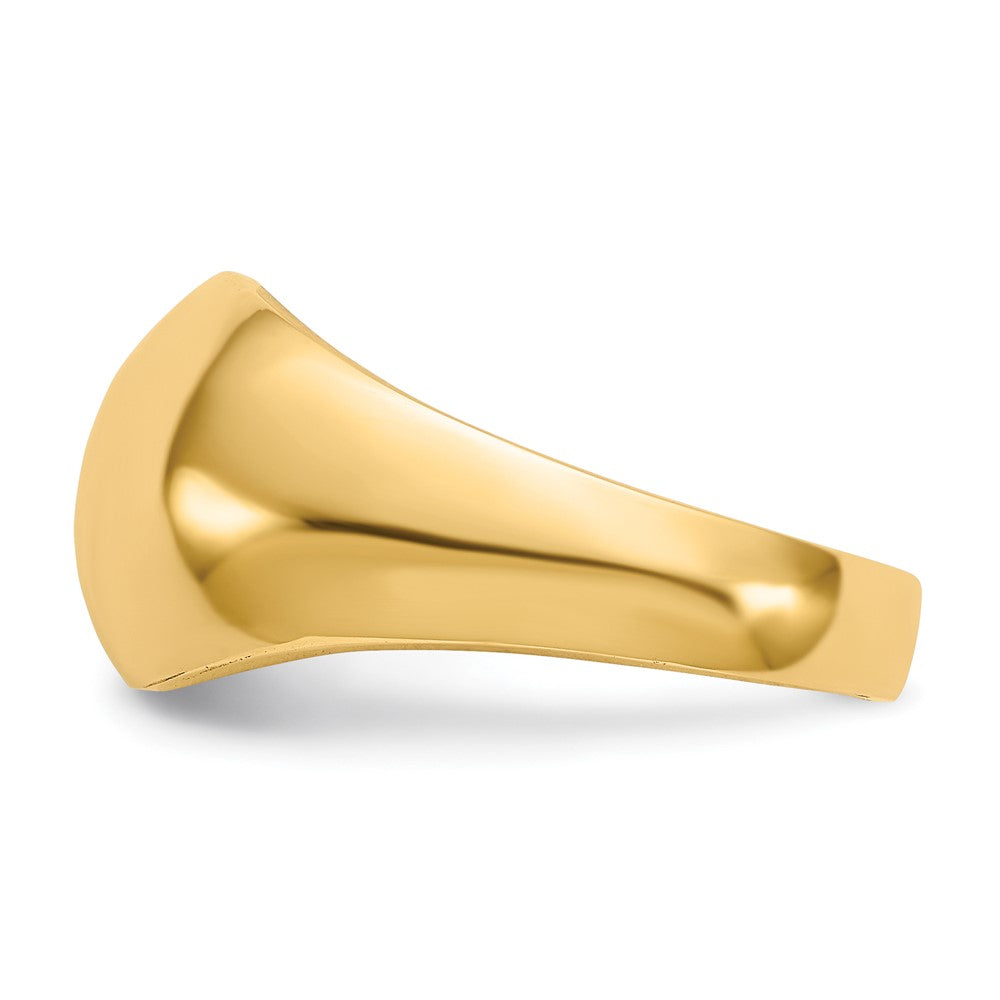 Domed-top Tapered Cigar Band Ring - WBC