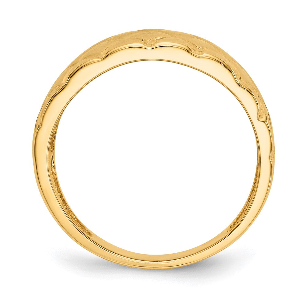 Quilted Pattern Dome Ring - WBC