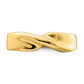 Polished Single Twist Ring - WBC