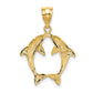 Two Dolphins Pendant - WBC