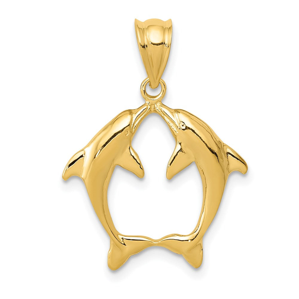 Two Dolphins Pendant - WBC