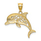 Filigree Dolphin Pendant - WBC