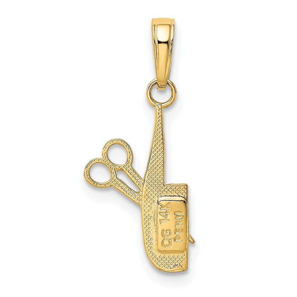 Comb and Scissors Charm - WBC