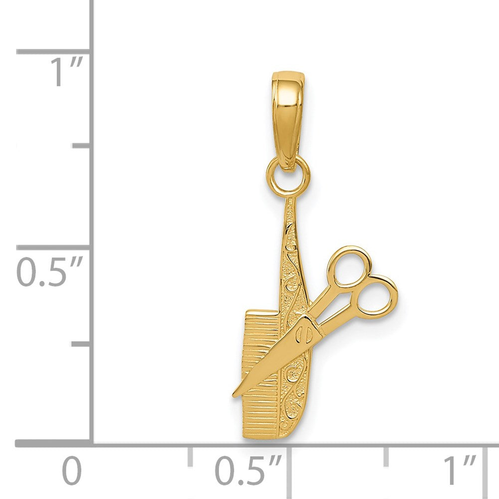 Comb and Scissors Charm - WBC
