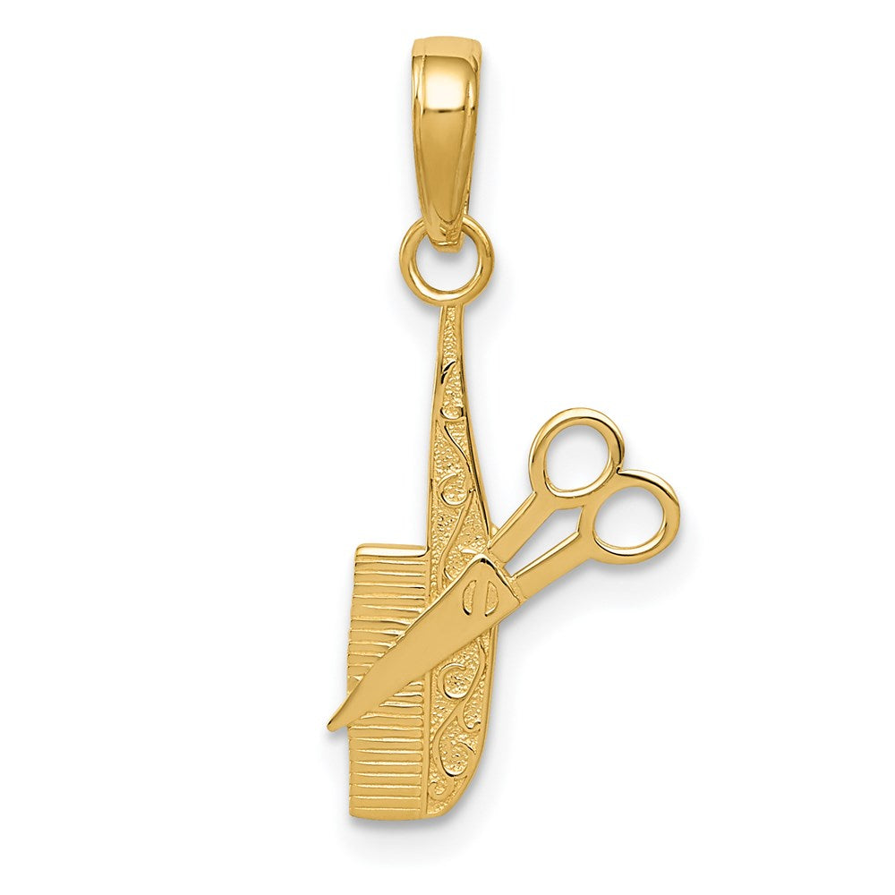 Comb and Scissors Charm - WBC