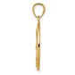 Polished Anchor with Rope Oval Pendant - WBC