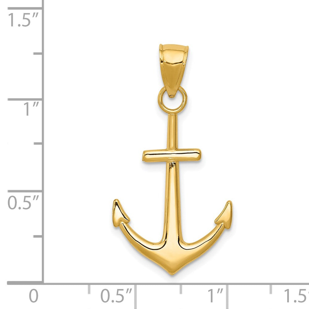 Polished Anchor Pendant - WBC
