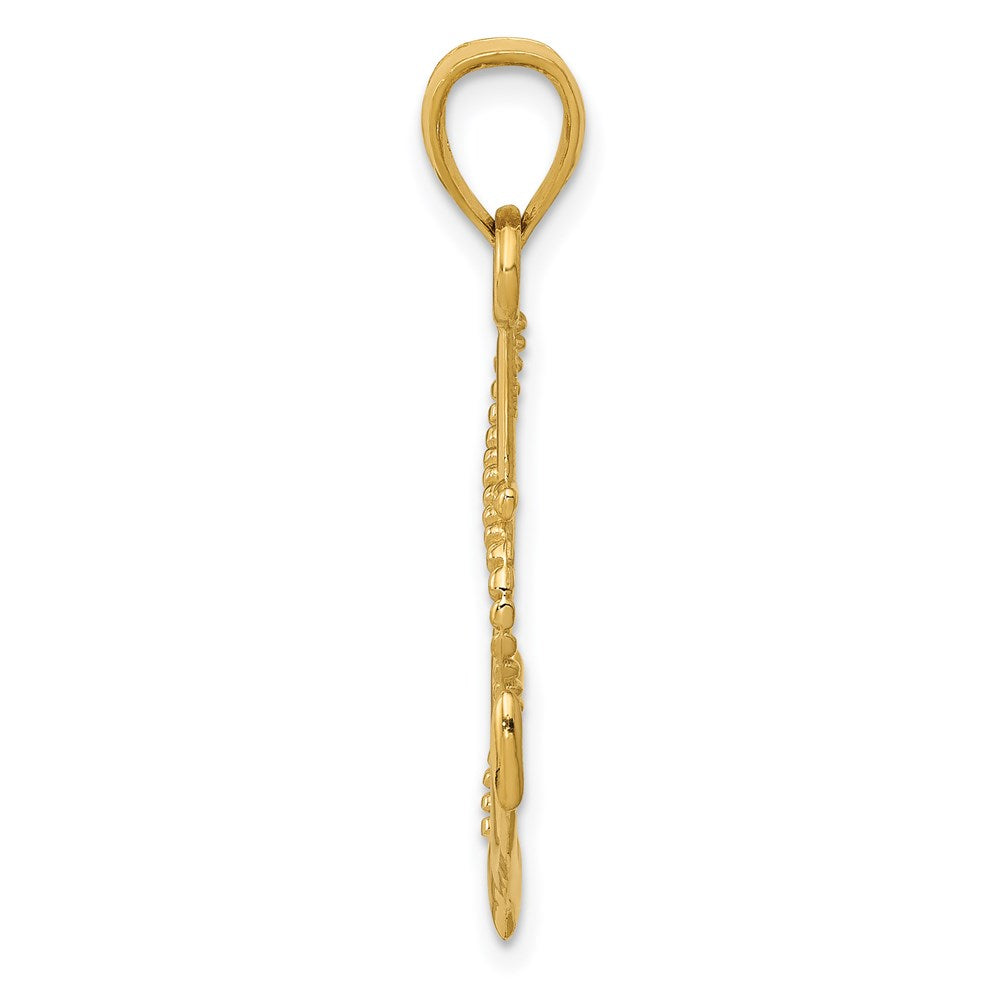 Polished Anchor with Rope Pendant - WBC