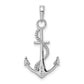Polished Anchor with Rope Pendant - WBC