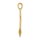 Polished 3-D Arrow Pendant - WBC