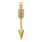 Polished 3-D Arrow Pendant - WBC