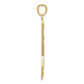 Polished and Textured Bow and Arrow Pendant - WBC