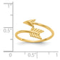 Polished Arrow Bypass Ring - WBC