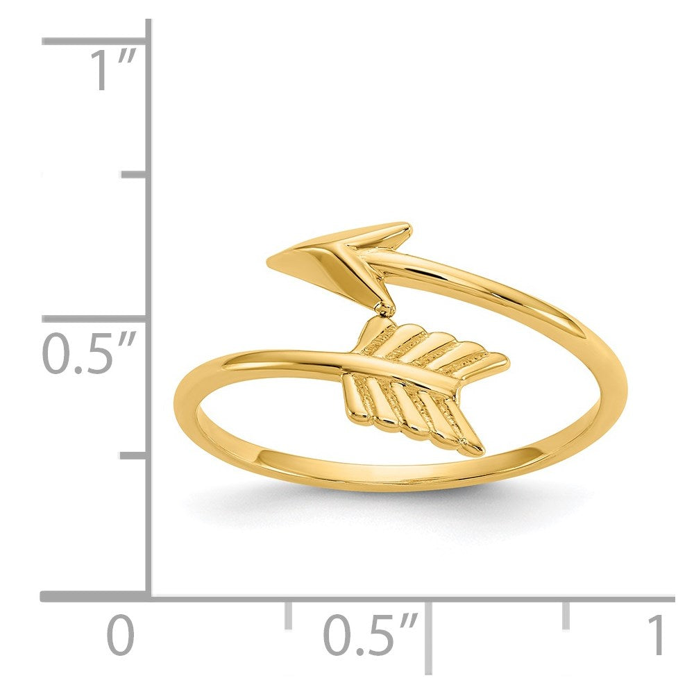 Polished Arrow Bypass Ring - WBC