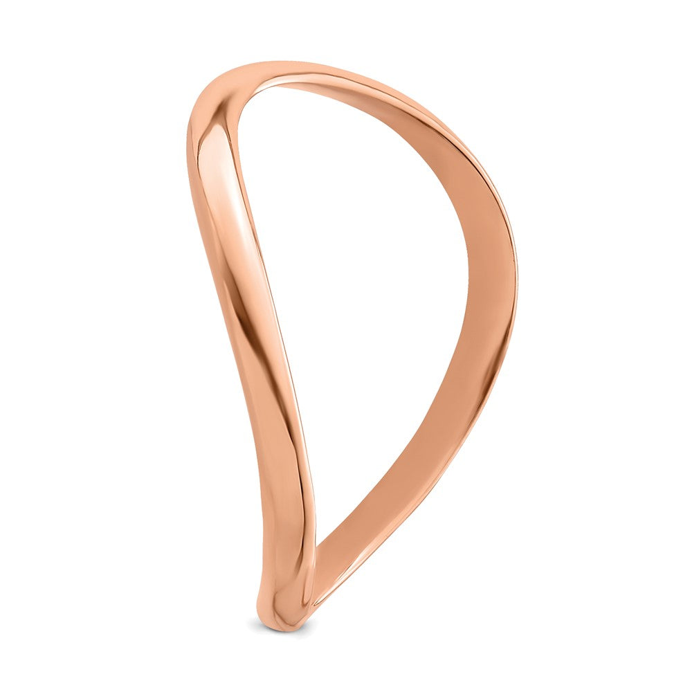 Polished Wave Fashion Thumb Ring - WBC