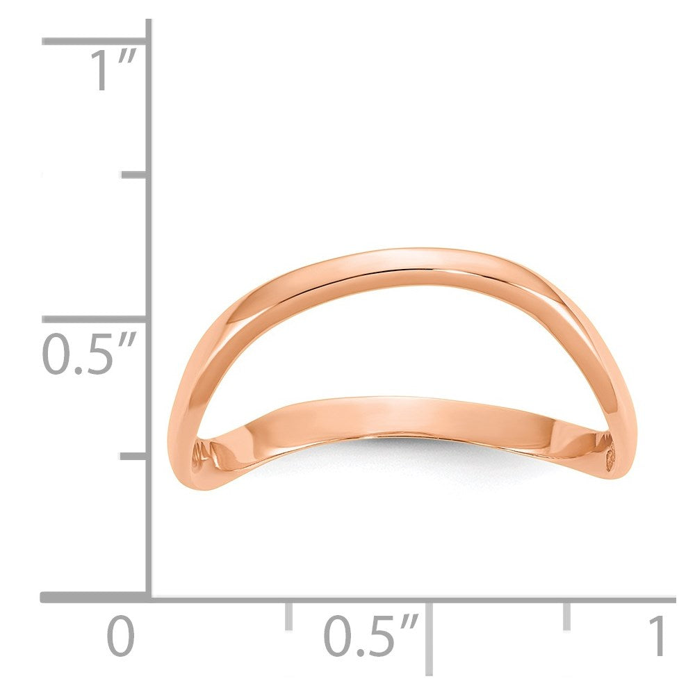 Polished Wave Fashion Thumb Ring - WBC