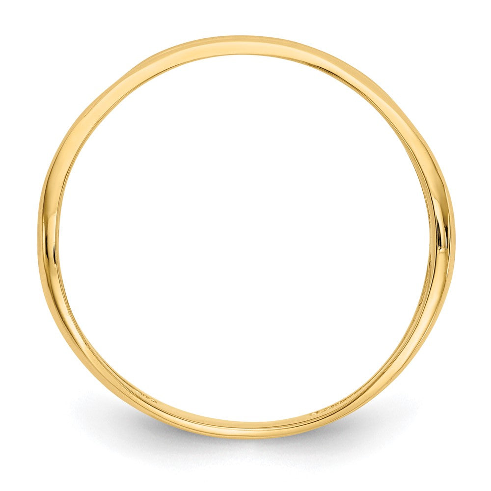 Polished Double Wave Fashion Thumb Ring - WBC