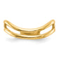 Polished Double Wave Fashion Thumb Ring - WBC
