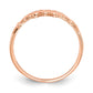 Textured Mini Heart Baby / Childs Ring - WBC