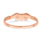Textured Mini Heart Baby / Childs Ring - WBC