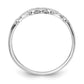 Textured Mini Heart Baby / Childs Ring - WBC