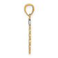 with Rhodium Filigree SWEET 16 Pendant - WBC