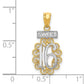 with Rhodium Filigree SWEET 16 Pendant - WBC
