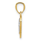and Rhodium Polished Guardian Angel in Heart Pendant - WBC