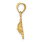 Satin Diamond-cut Sun Pendant - WBC