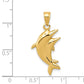 Dolphin Pair Pendant - WBC