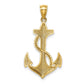 Polished Anchor with Rope Pendant - WBC