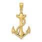 Polished Anchor with Rope Pendant - WBC