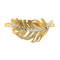 with Rhodium Feather Ring - WBC