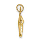 3-D Textured Arch Back and Raised Tail Cat Charm - WBC