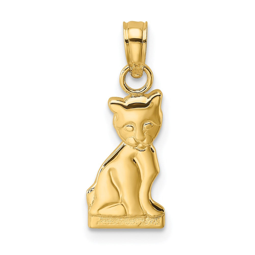Mini Sitting Kitten Charm - WBC