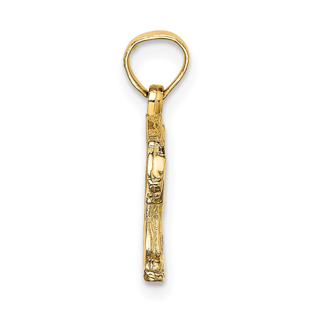 Textured Bear Charm - WBC