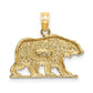Textured Bear Charm - WBC
