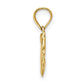3-D Polished Kitten with Ball Charm - WBC