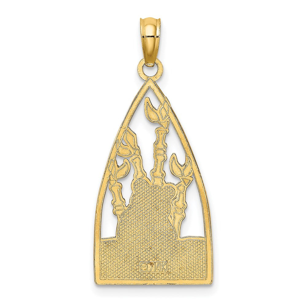 Multi-color Enamel Panda Bear and Bamboo Charm - WBC