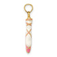 3-D Pink and Enameled Ballet Shoe Charm - WBC