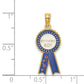Enamel BIRTHDAY BOY Blue Ribbon Charm - WBC