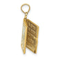 3-D Multi-color Enamel Butterfly Ecclesiastes 3:1 Book with Moveable Pages Pendant - WBC